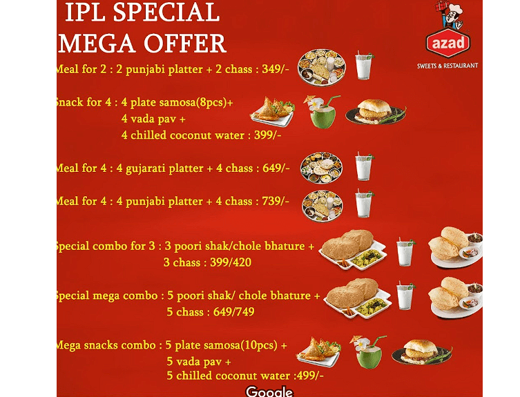 Azad Sweets and Restaurant